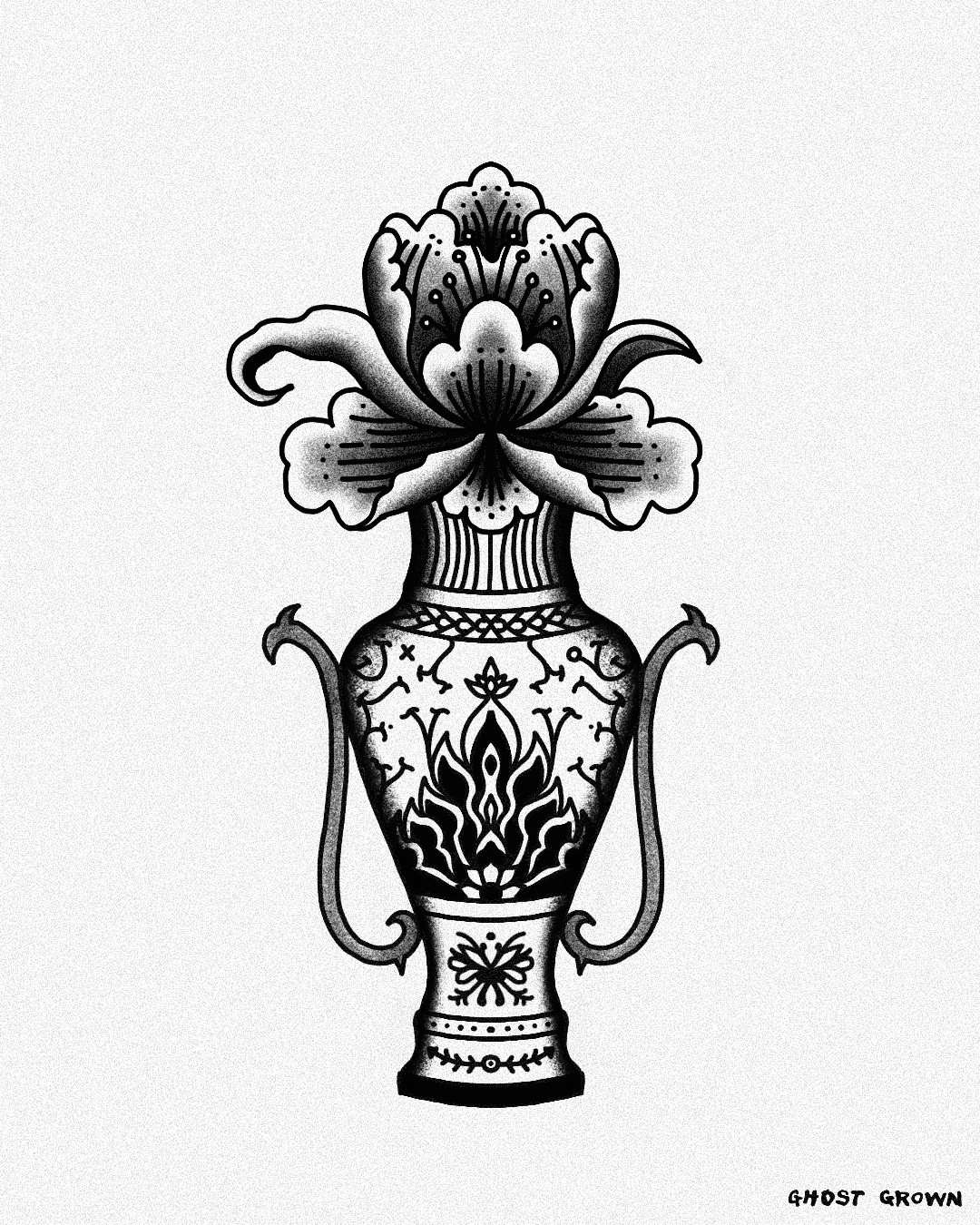 Vase tattoo